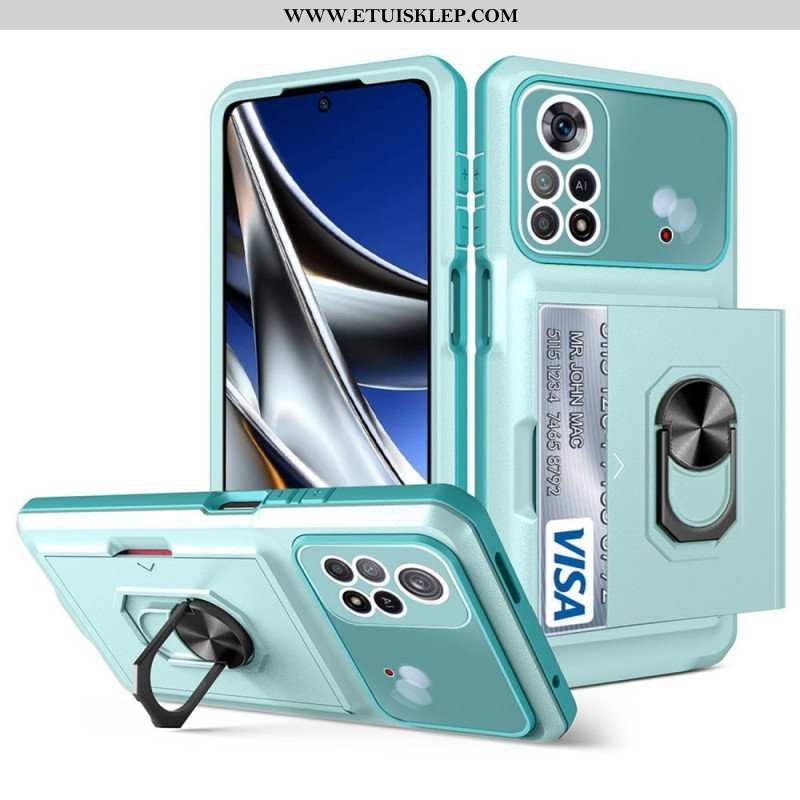 Etui do Poco X4 Pro 5G Posiadacz Karty I Uchwyt Na Pierścionek